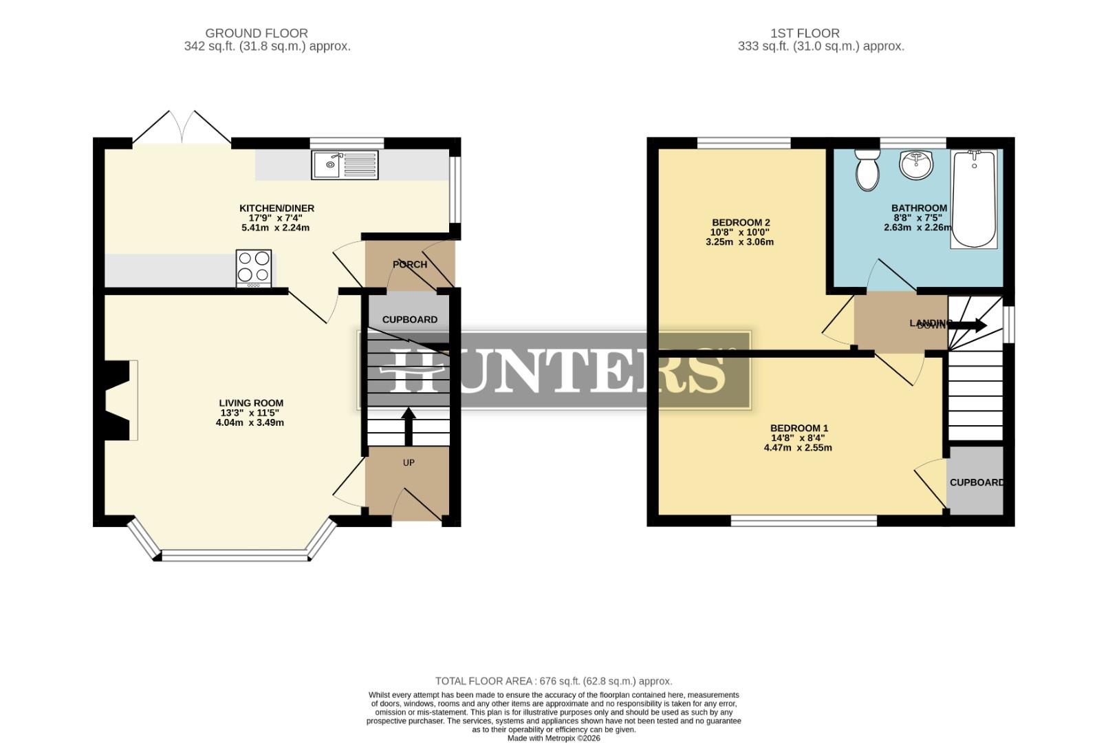 156, Rowland Road, Scunthorpe floorplan