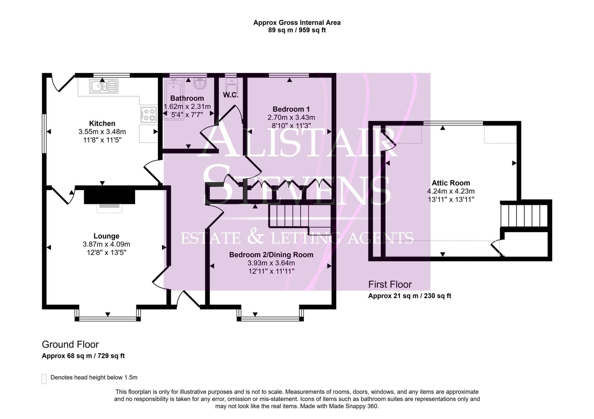 2, Edge Hill Avenue, Oldham floorplan