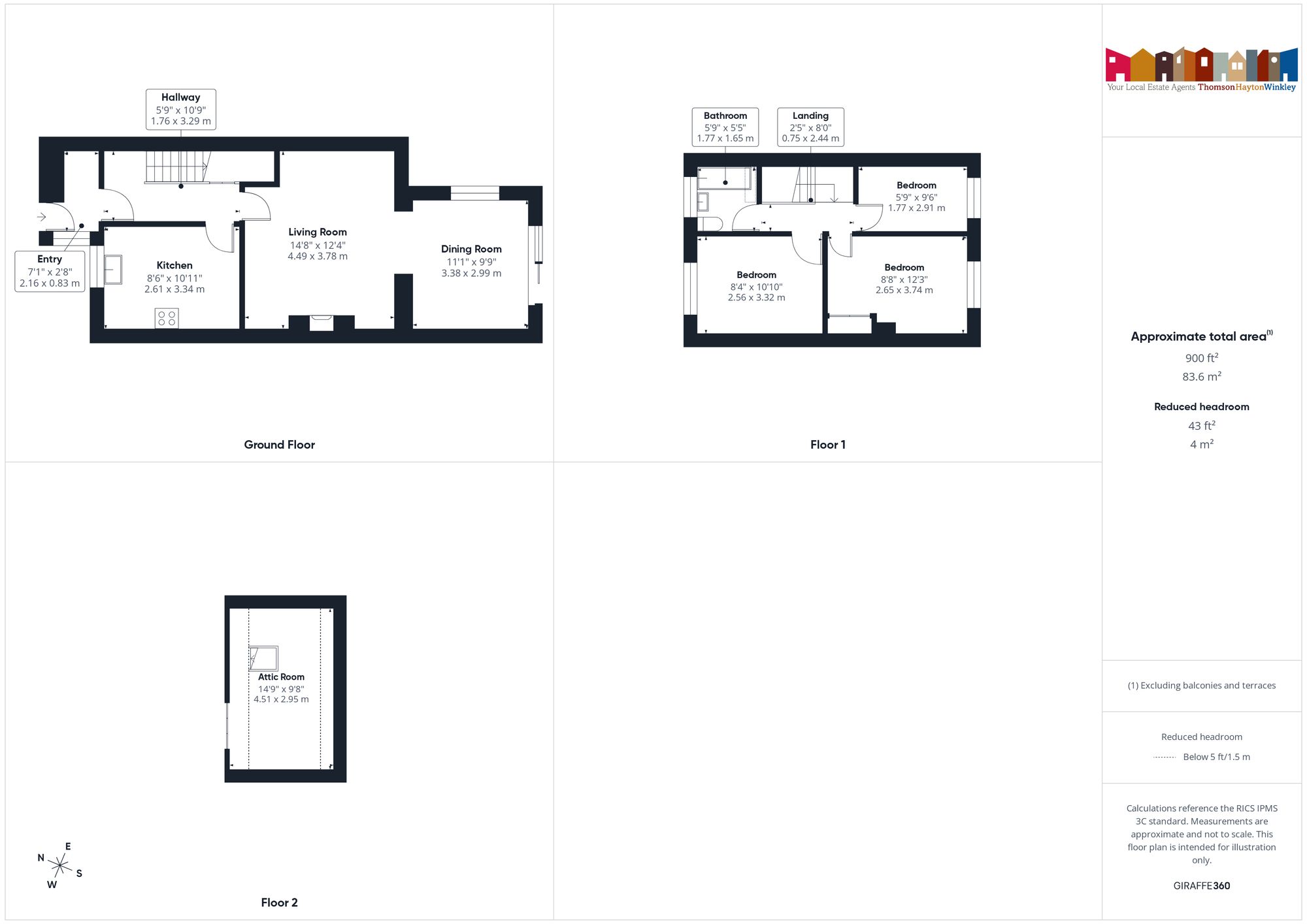 4 Eastgate, Kendal floorplan