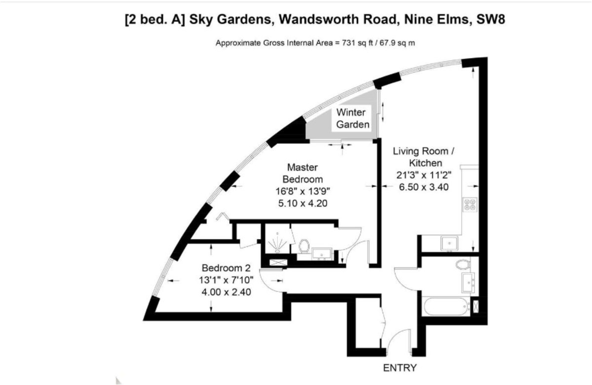 Wandsworth Road, London floorplan