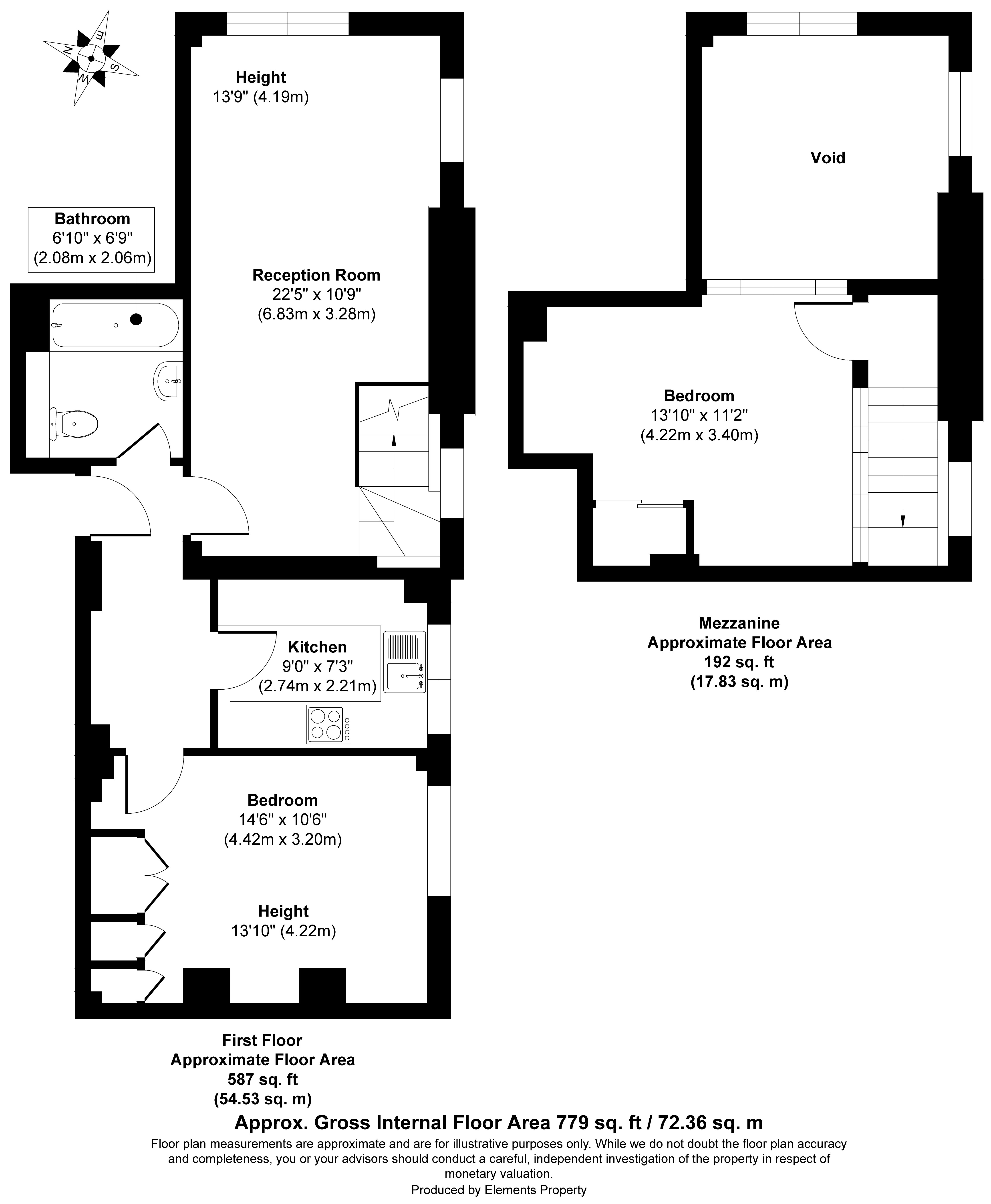 19, York Grove, London floorplan