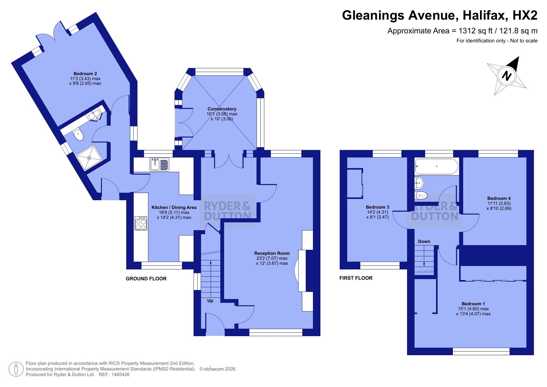 37, Gleanings Avenue, West Yorkshire floorplan