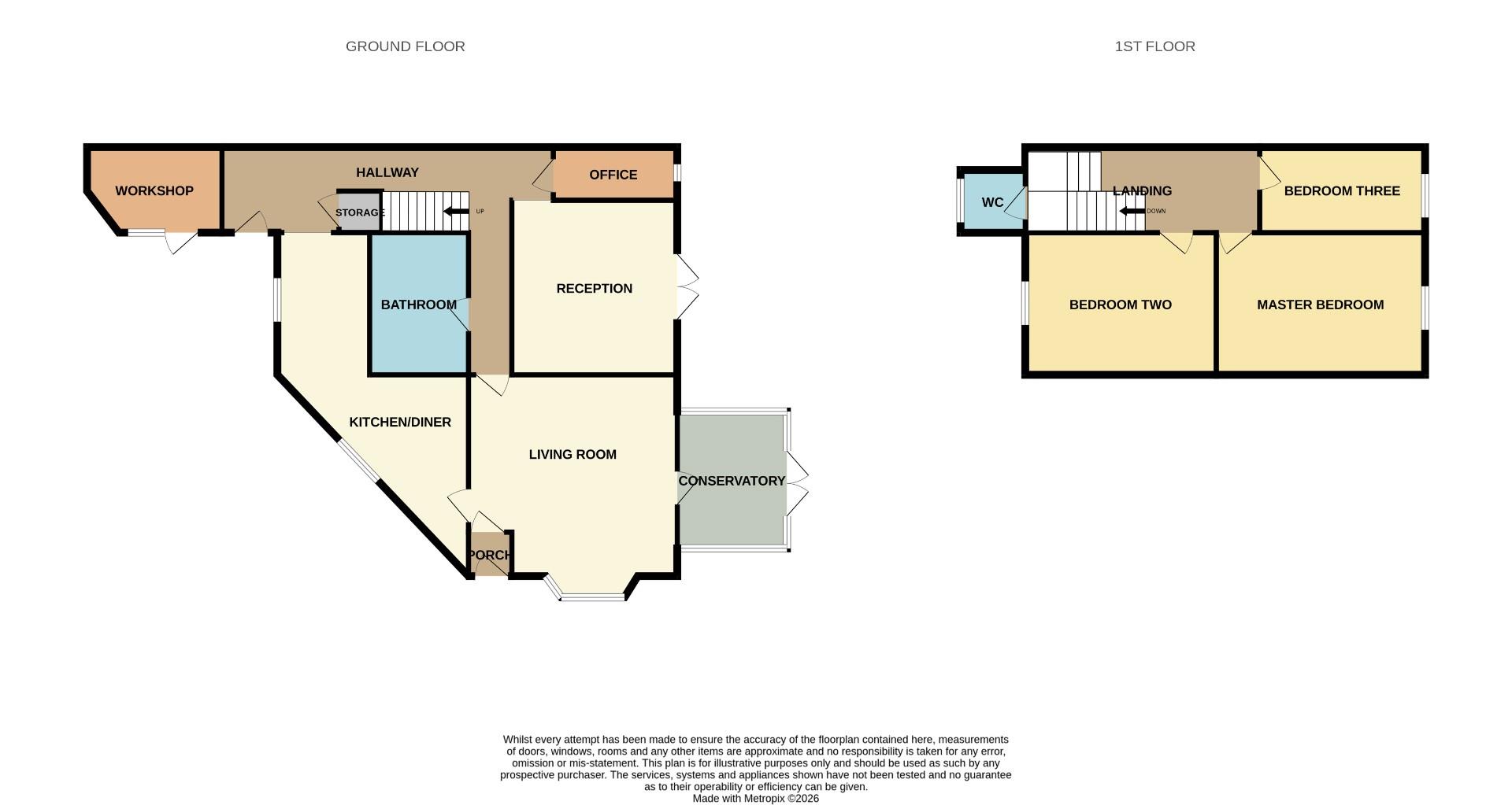 43, Redworth Road, Shildon floorplan