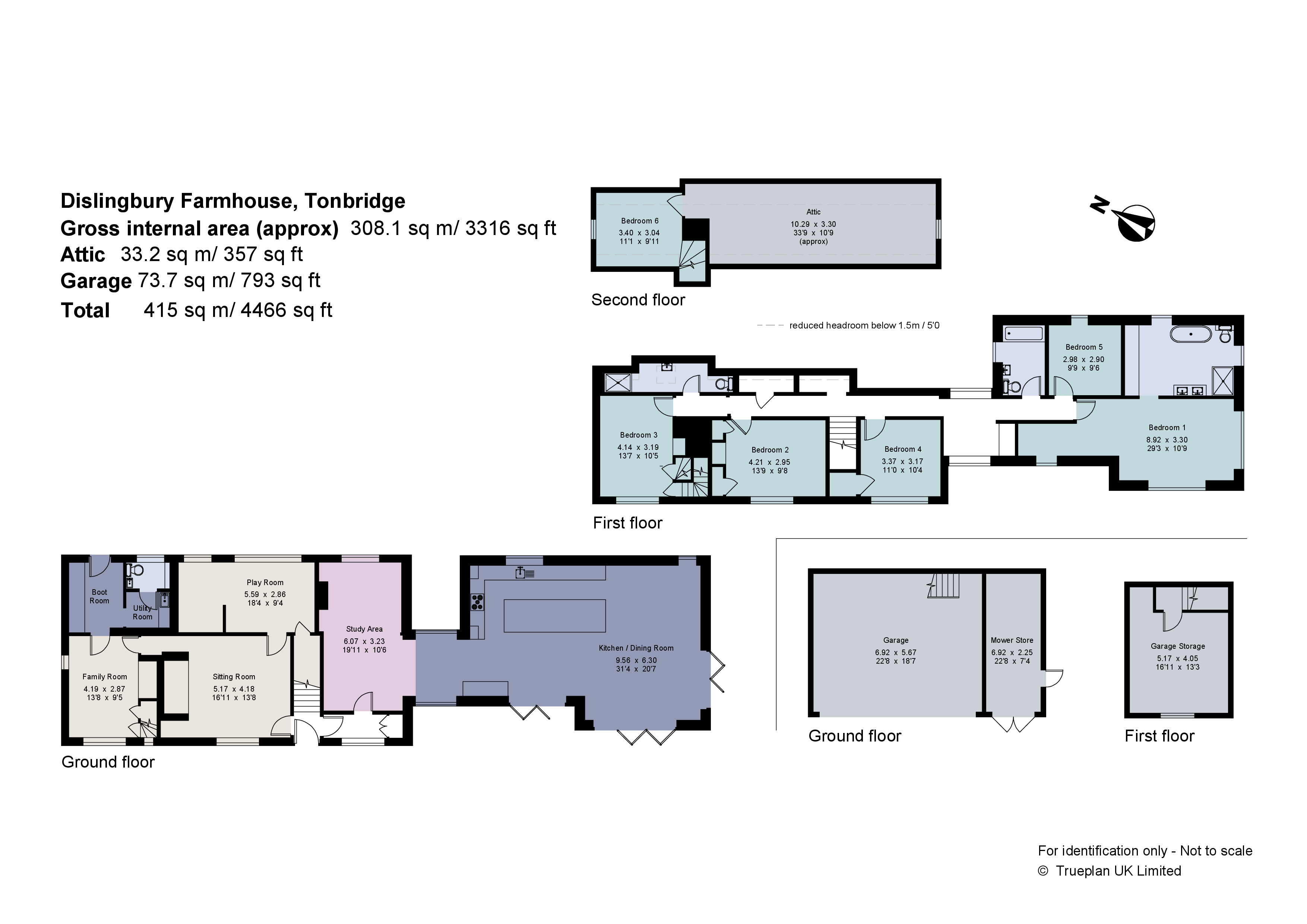 Dislingbury Farmhouse,, Half Moon Lane, Tonbridge floorplan