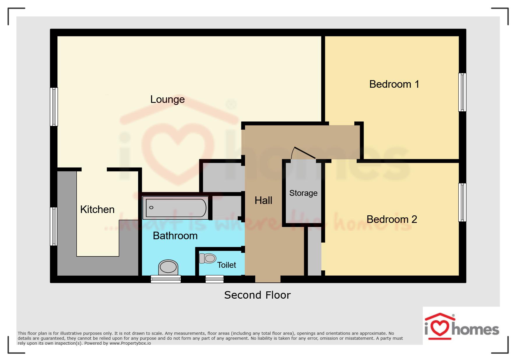 34, Canute Close, Walsall floorplan