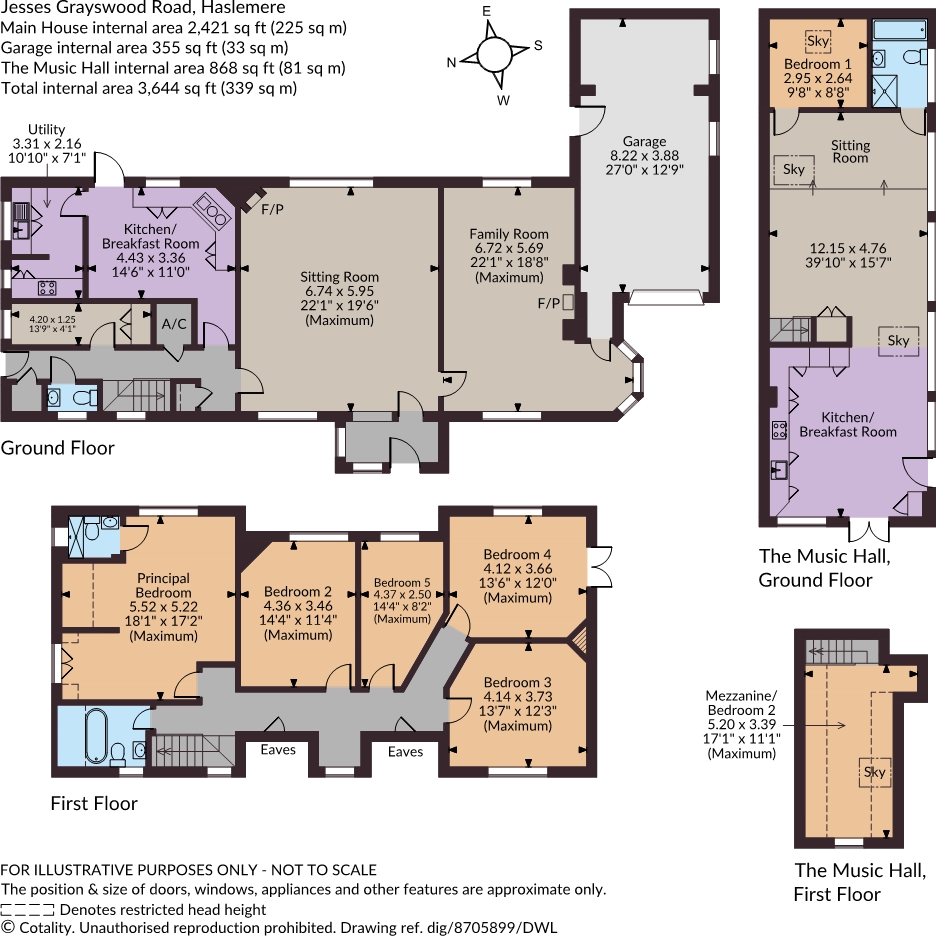 Jesses,, Grayswood Road, Surrey floorplan