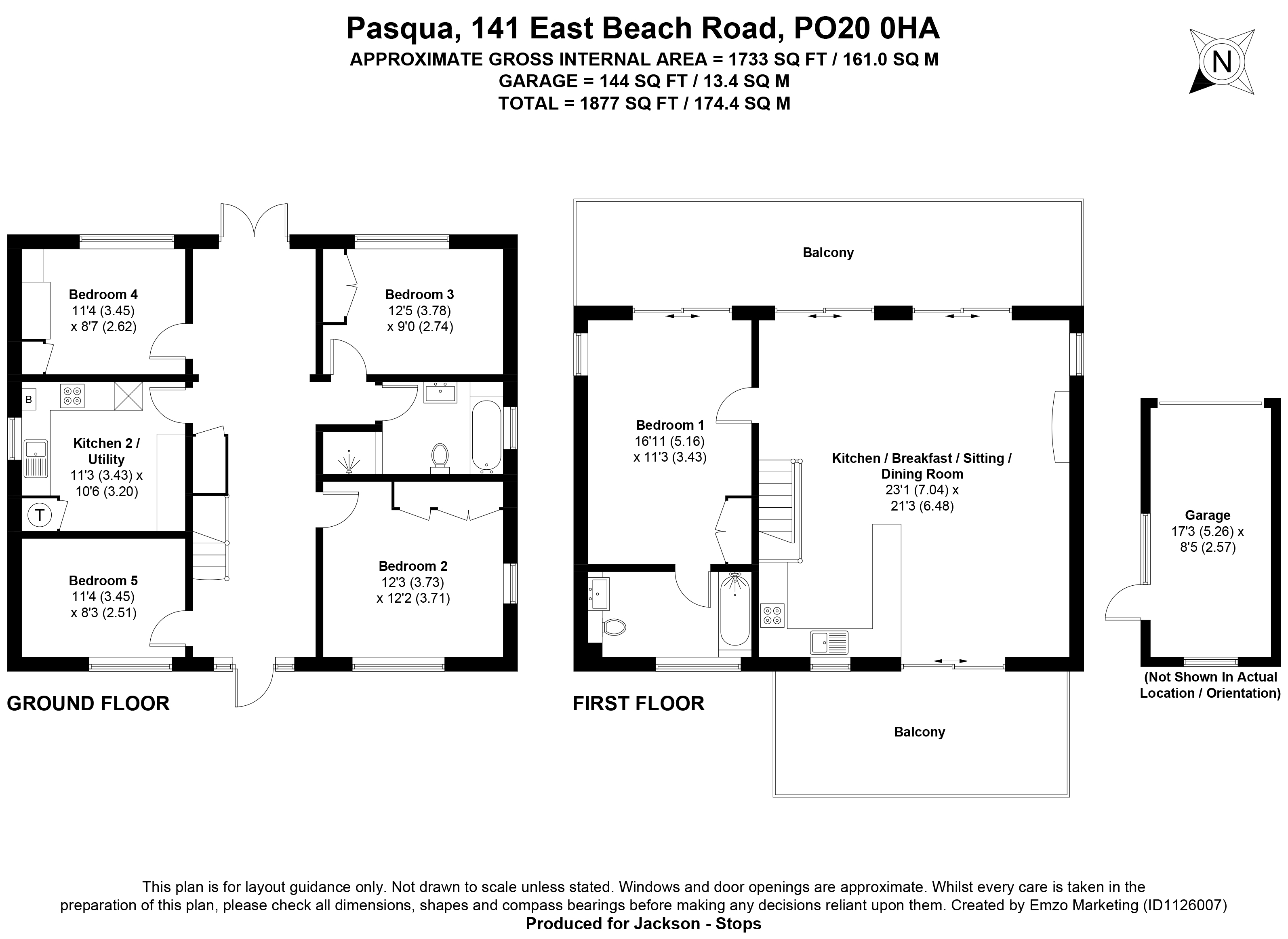 Pasqua, 141, East Beach Road, Chichester floorplan