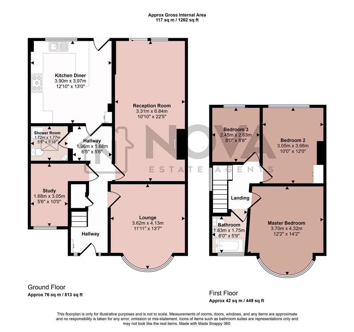 19, High Mead, Luton floorplan