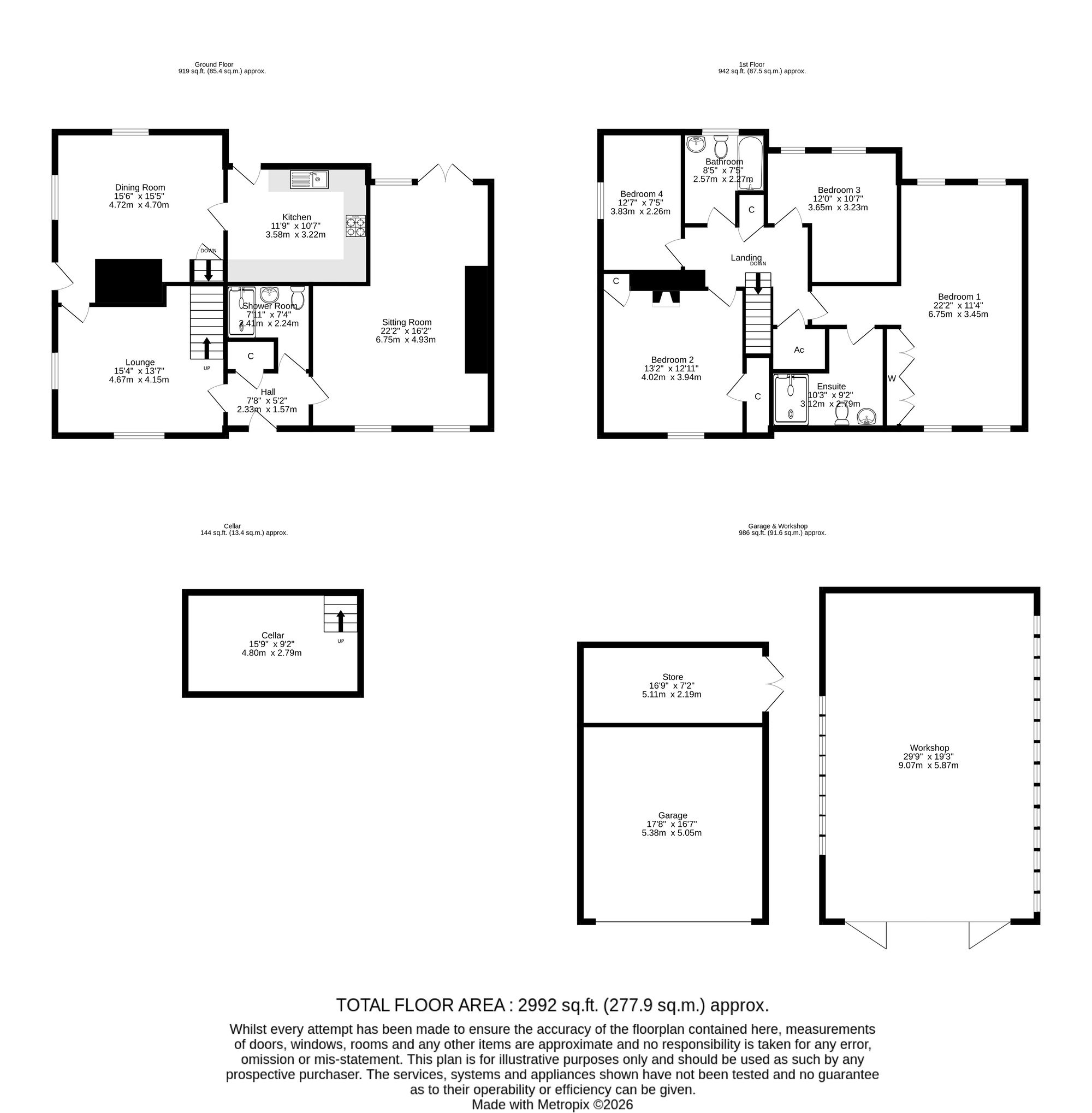 6, Pitt Street, Southrepps, NR11 floorplan