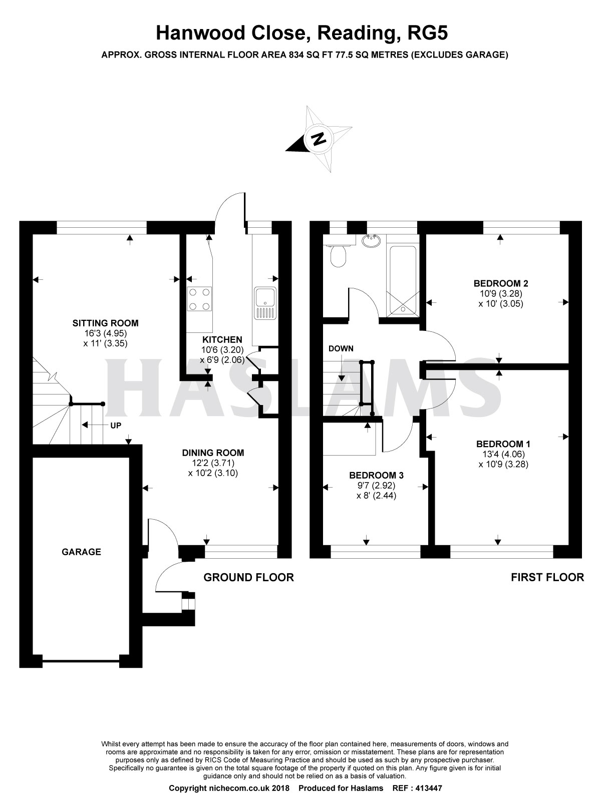 3 Bedrooms End terrace house for sale in Hanwood Close, Woodley, Reading RG5