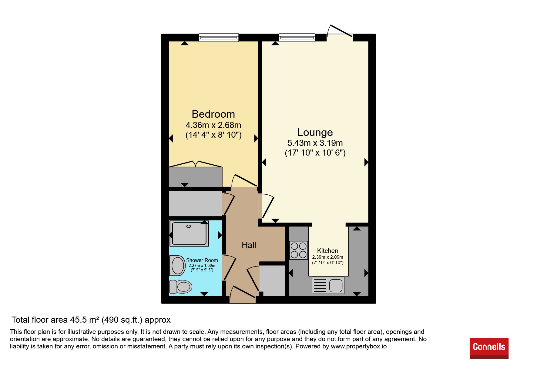 5, Chestnut Lodge, Sherwood Close, Southampton floorplan