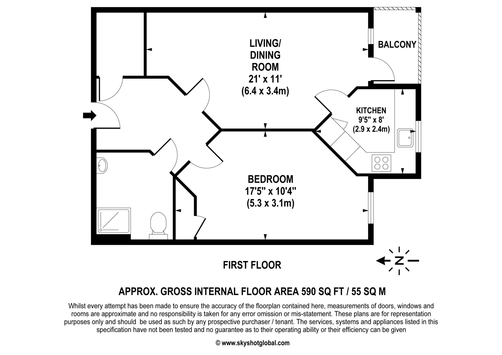 Dukes Ride, Crowthorne floorplan