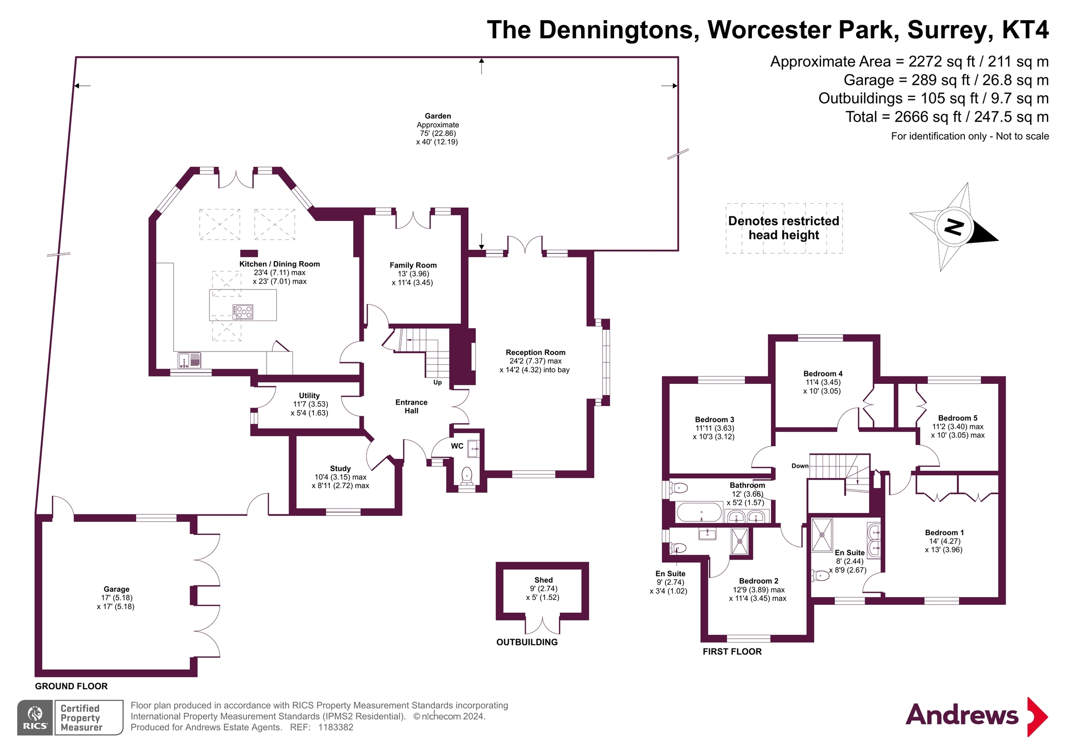 6, The Denningtons, Surrey floorplan