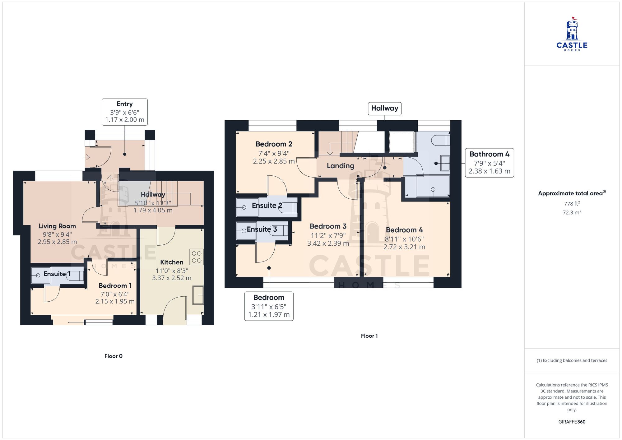 Room 4, 26, Finchale Avenue, Billingham floorplan
