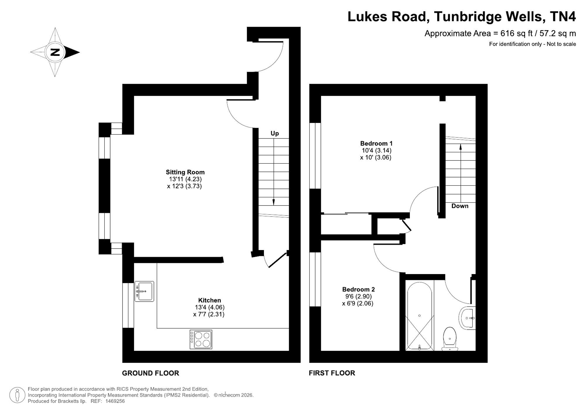 55 St. Lukes Road, Tunbridge Wells floorplan