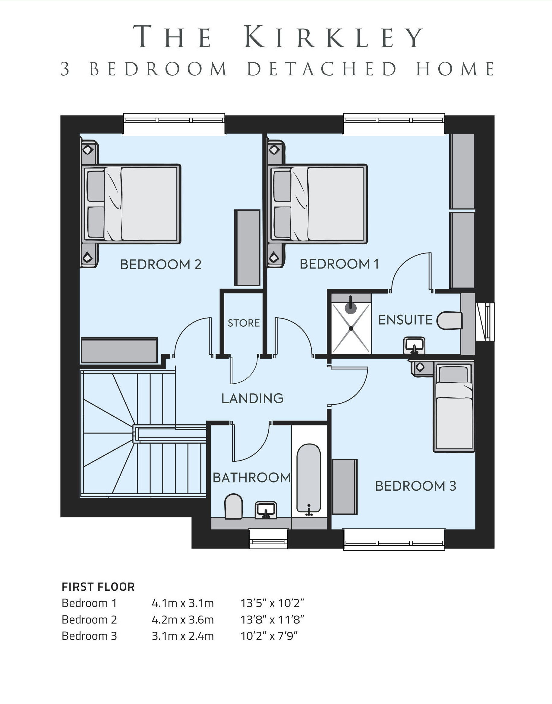The Kirkley Plot 77,, Hardwick Grange, Sedgefield floorplan
