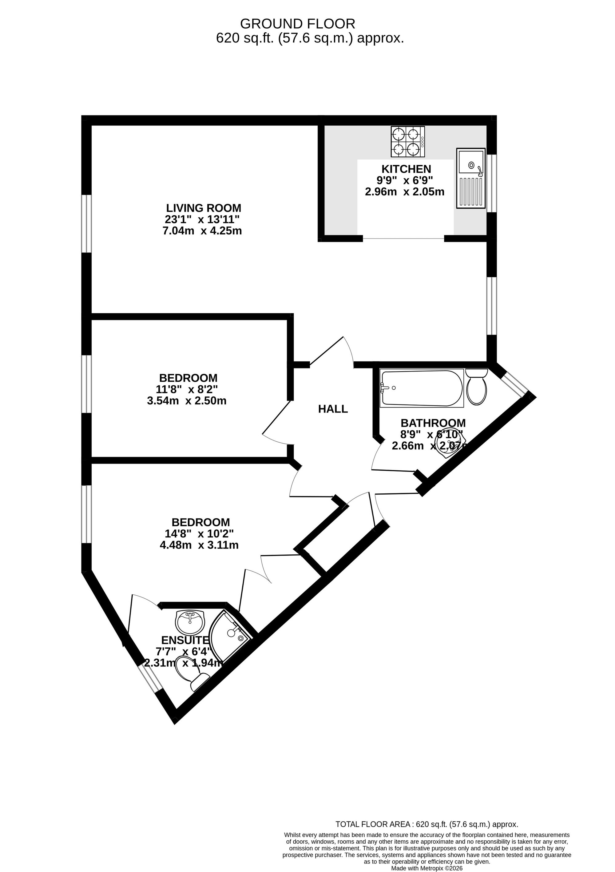 11 Llanidloes Mews, Newport floorplan