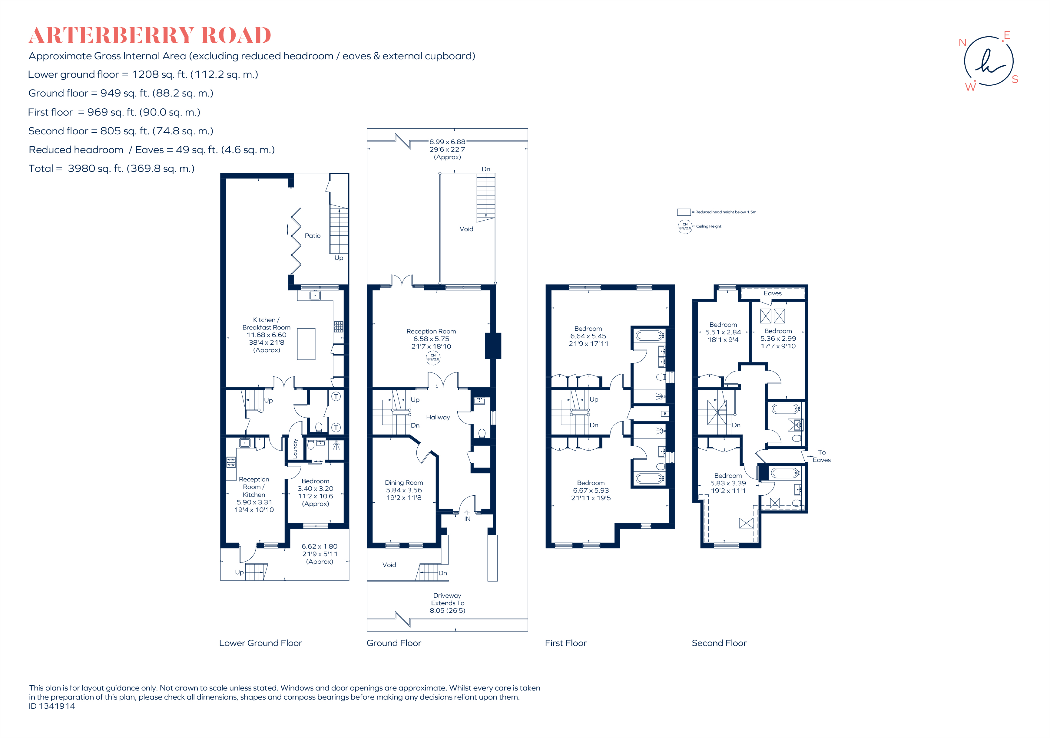 Arterberry Road, London floorplan