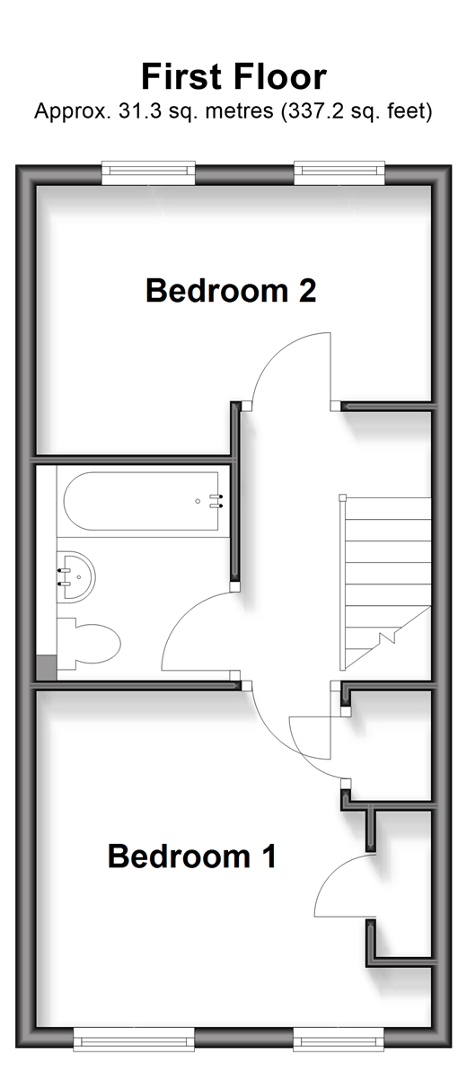 Colonel Stephens Way, Tenterden floorplan