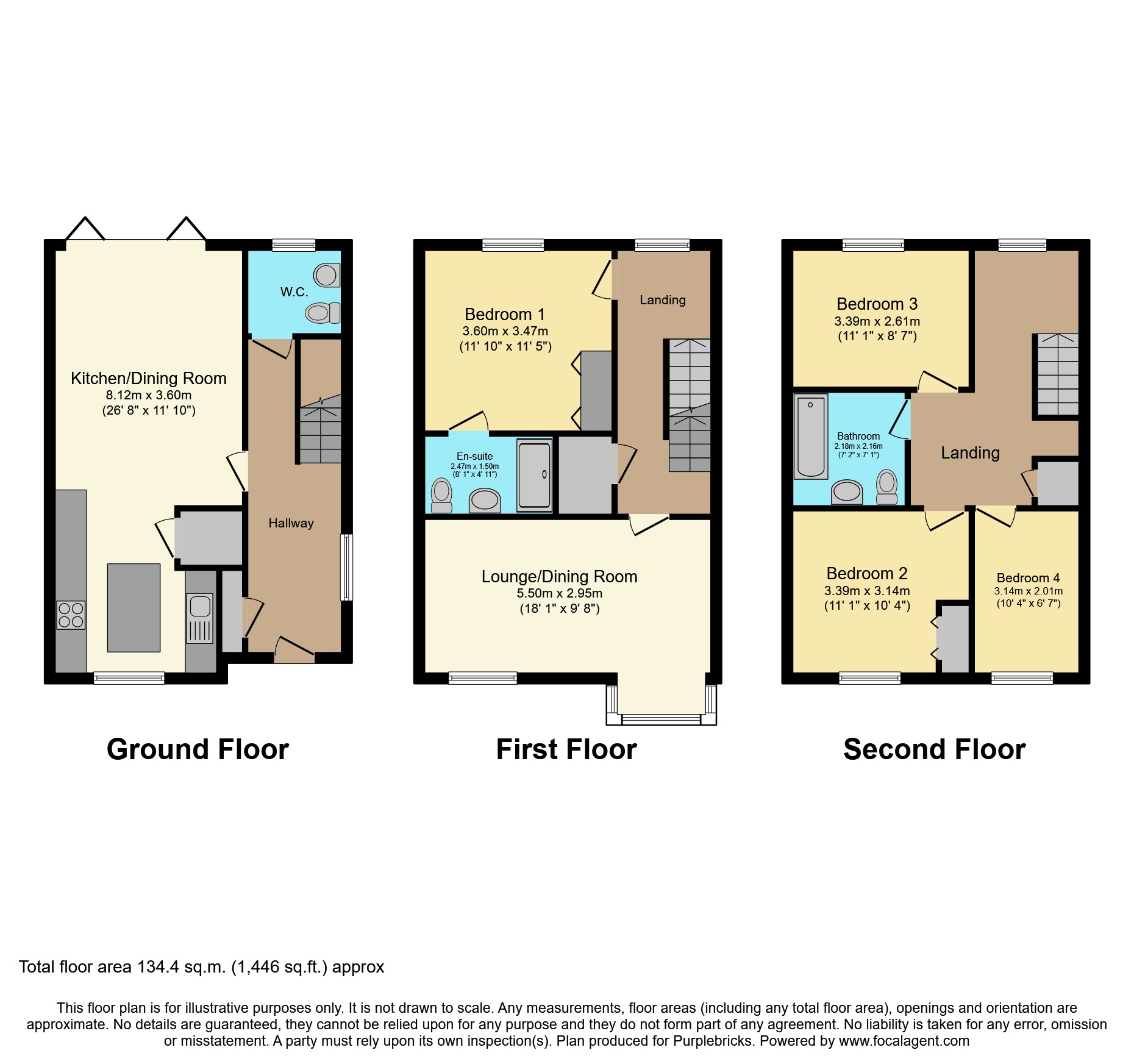 89, Kesteven Way, Corby floorplan