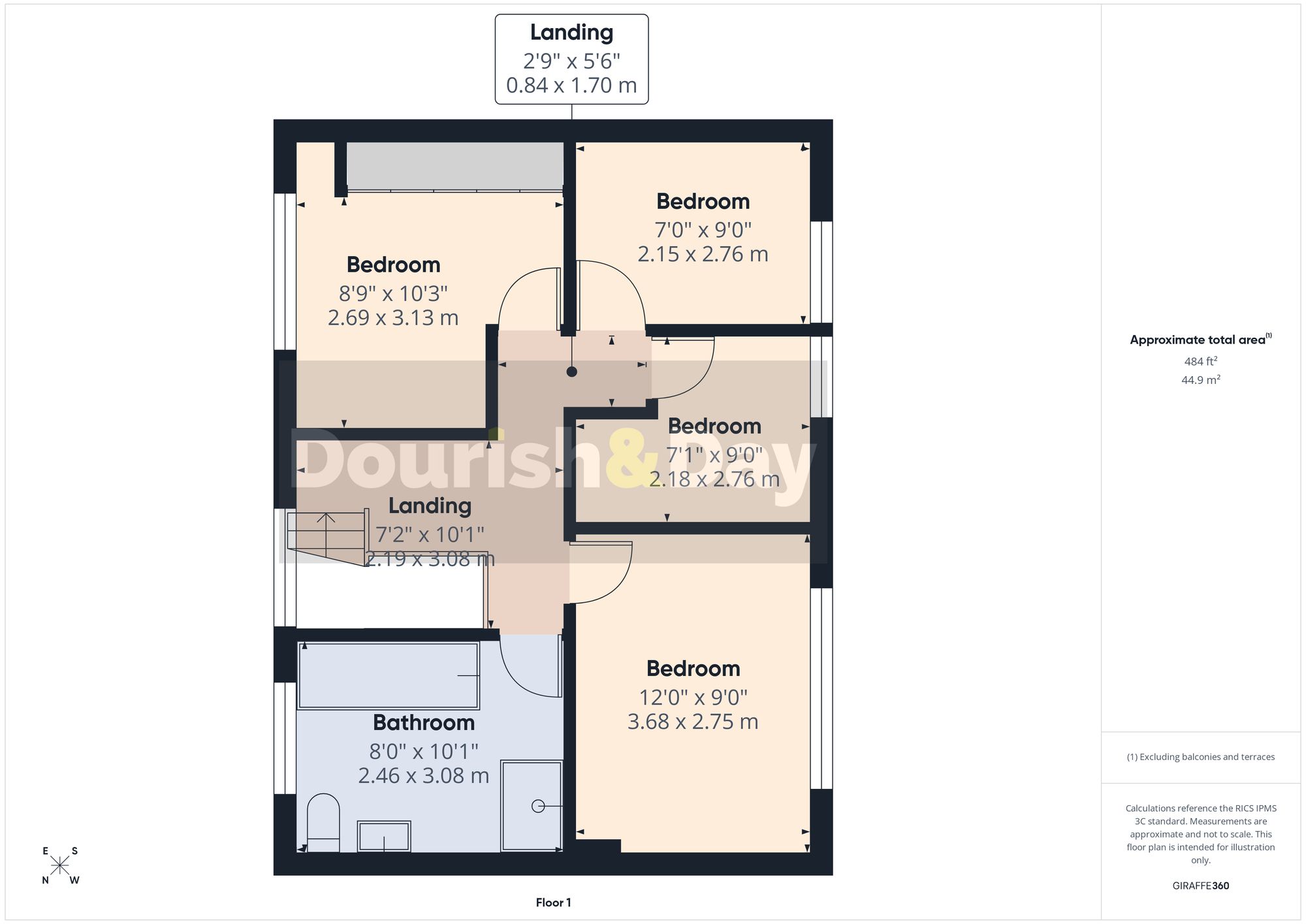 114 Porlock Avenue, Stafford floorplan