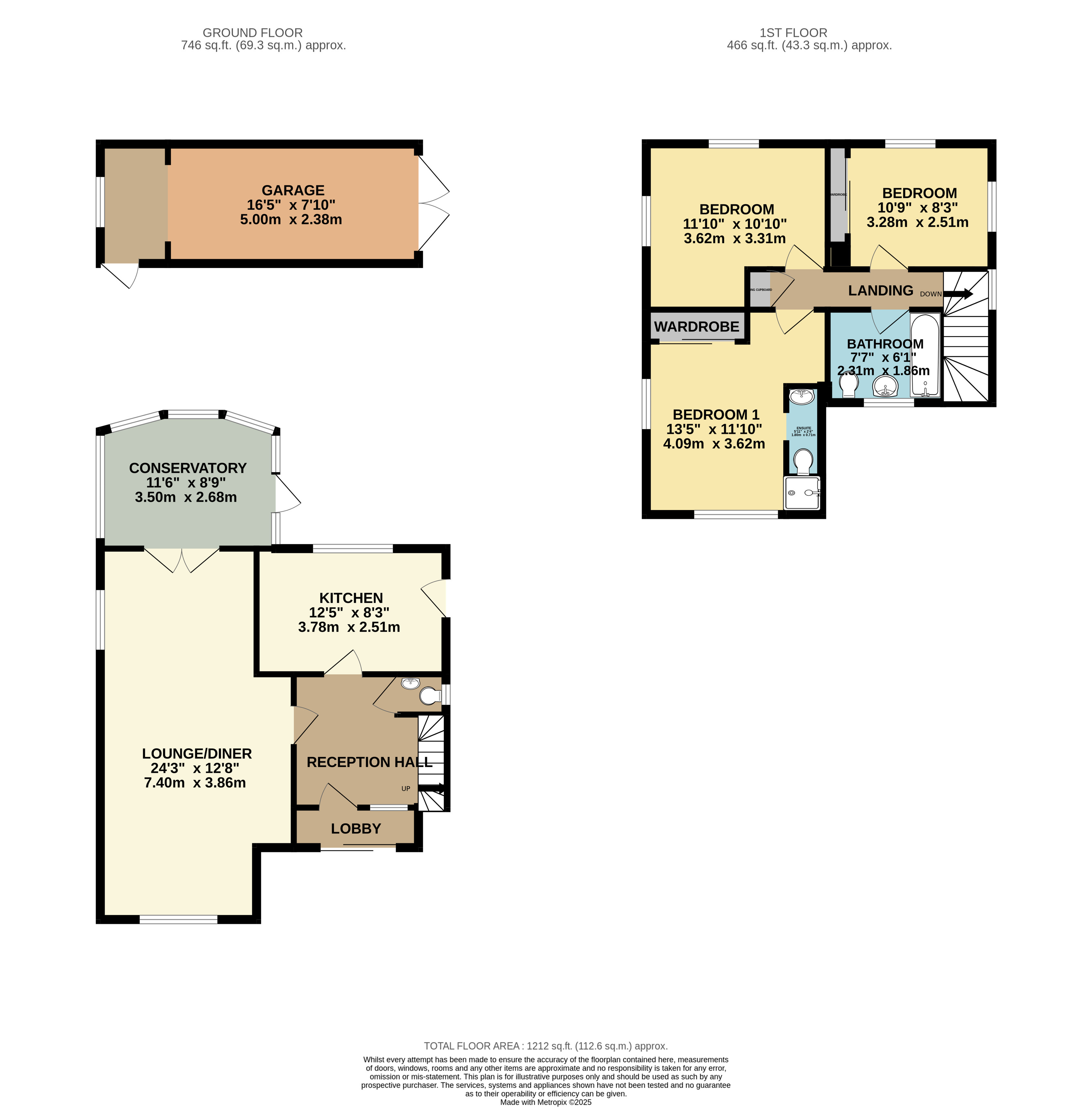7, Half Moon Lane, Worthing floorplan
