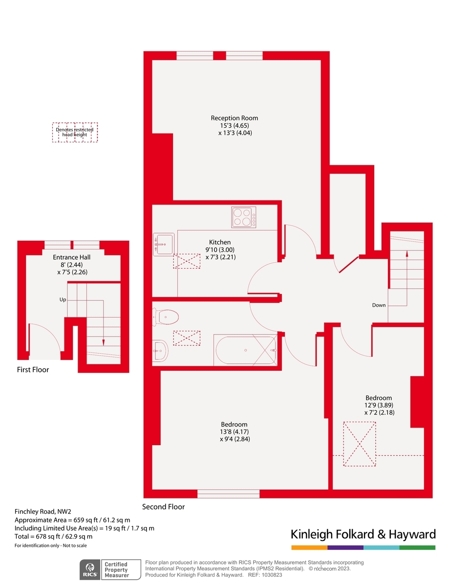 697C, Finchley Road, London floorplan