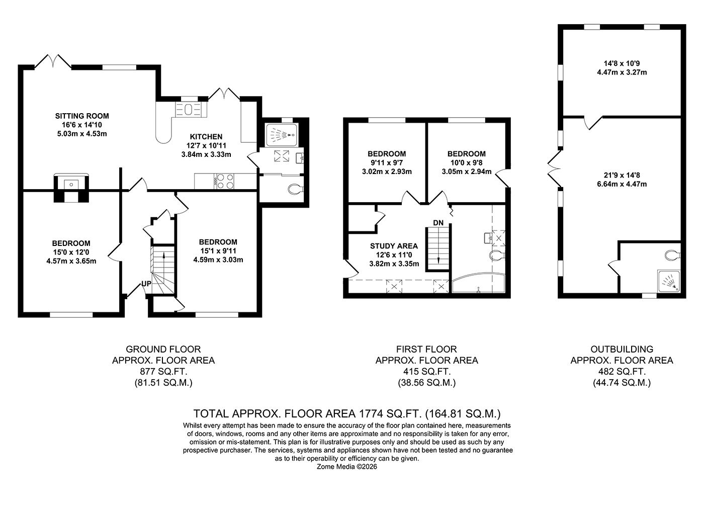 40, St. Andrews Road, Paddock Wood floorplan