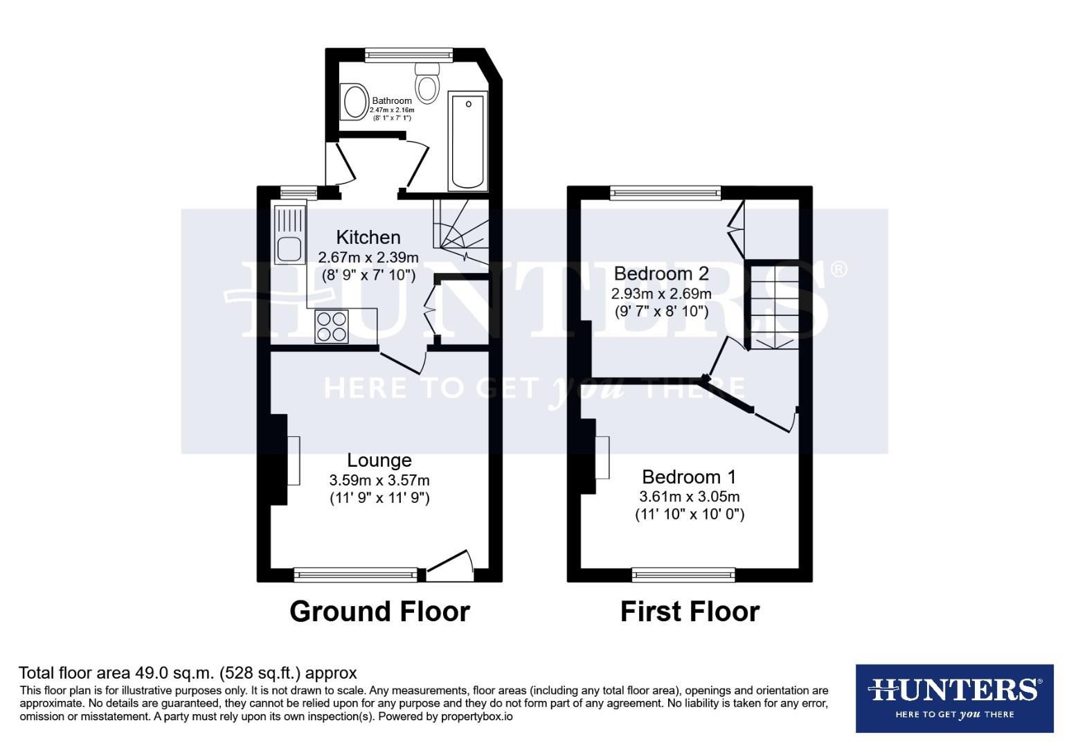 3, Powell Street, Harrogate floorplan