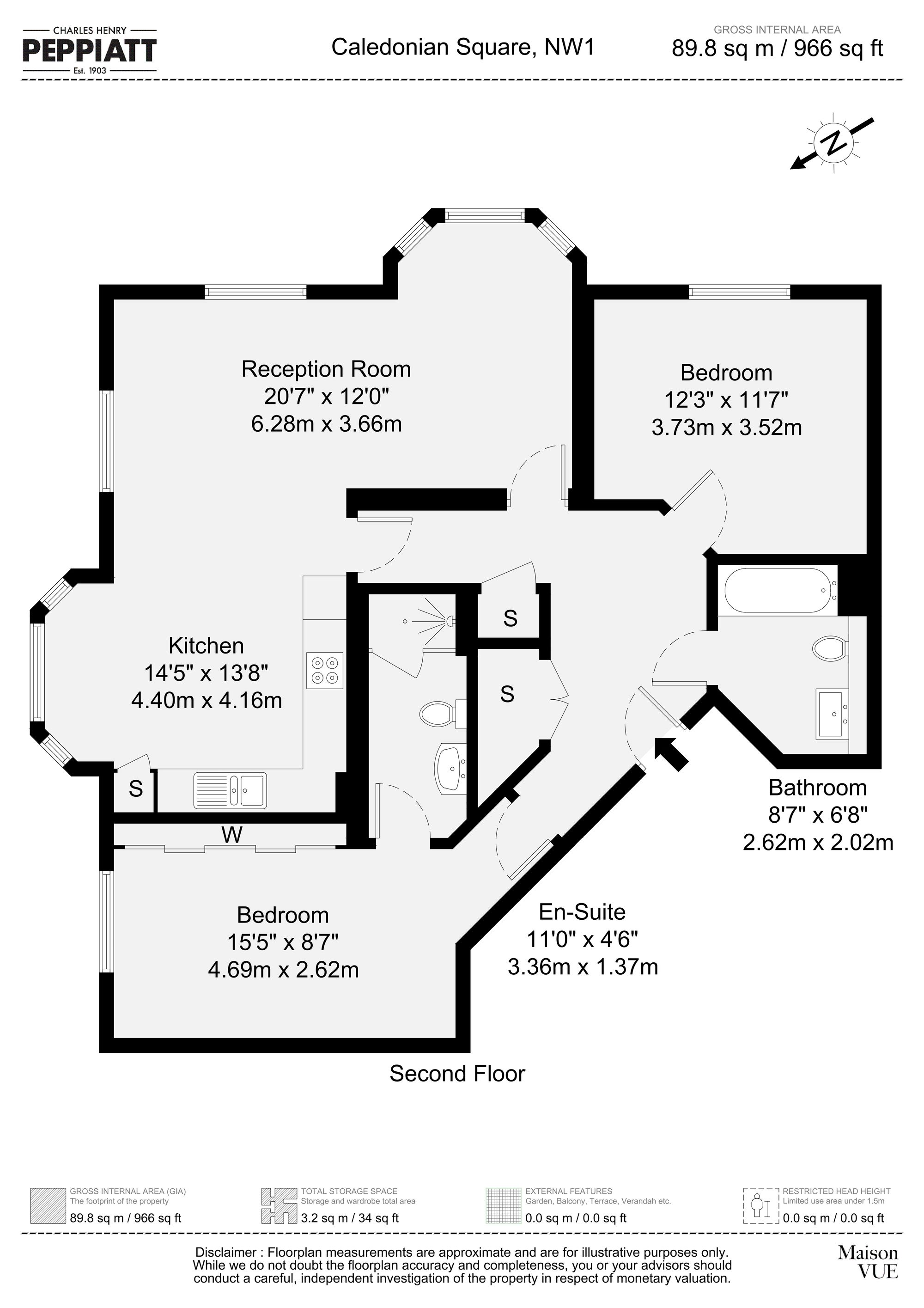 Caledonian Square, London, NW1 floorplan
