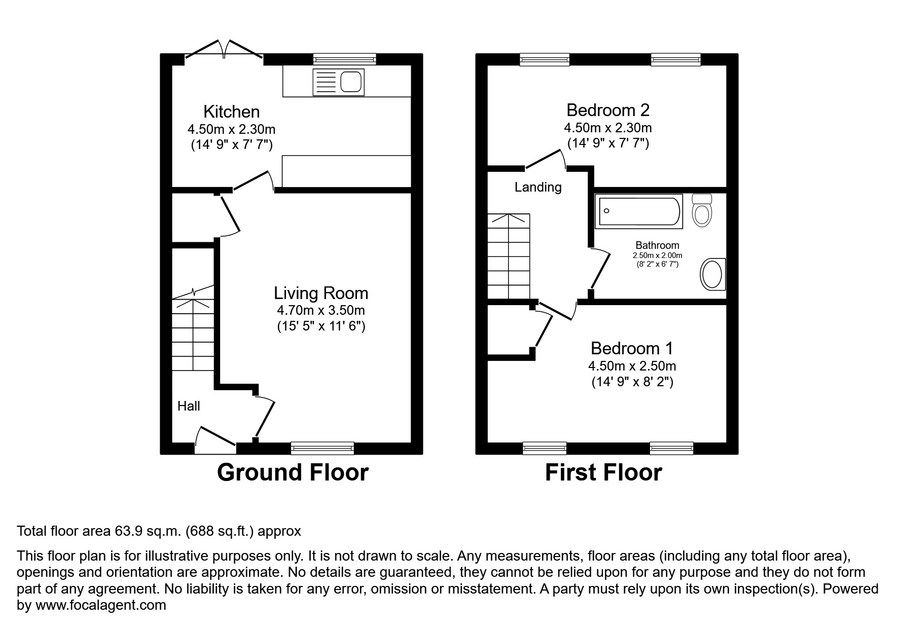 12, Churchview close, Bloxwich Walsall floorplan