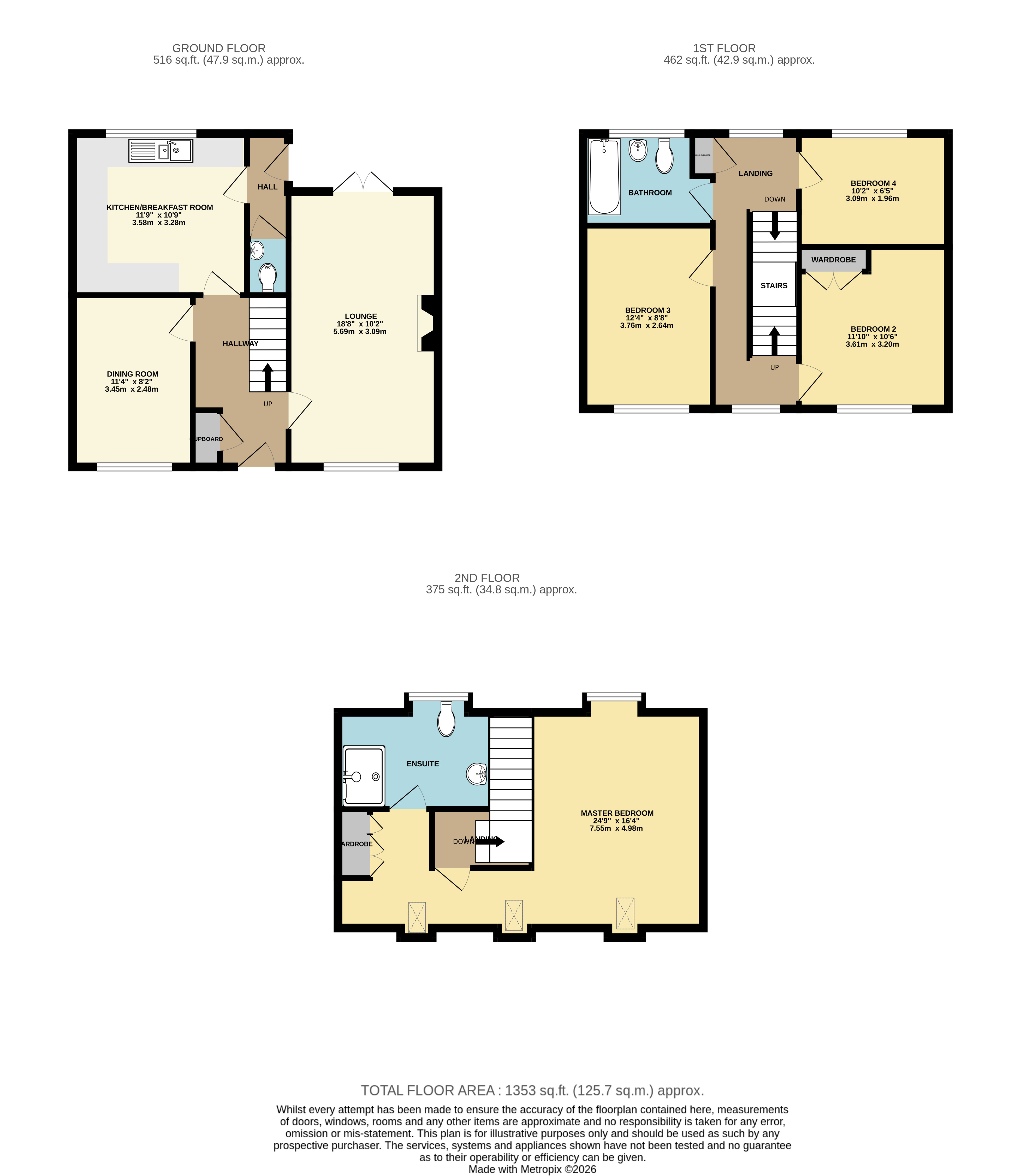 12, Sandalwood Road, Westbury floorplan