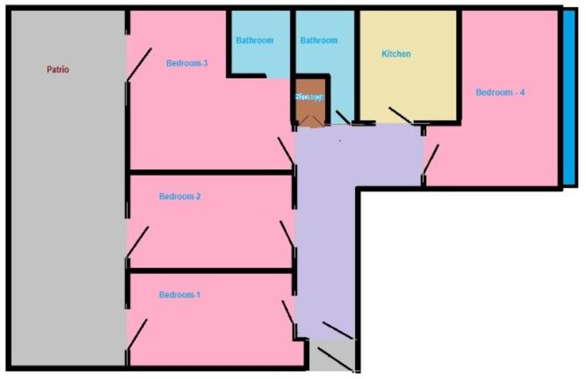 Room 3 - Ensuite, 201 Noor Court, Raven Row, London floorplan