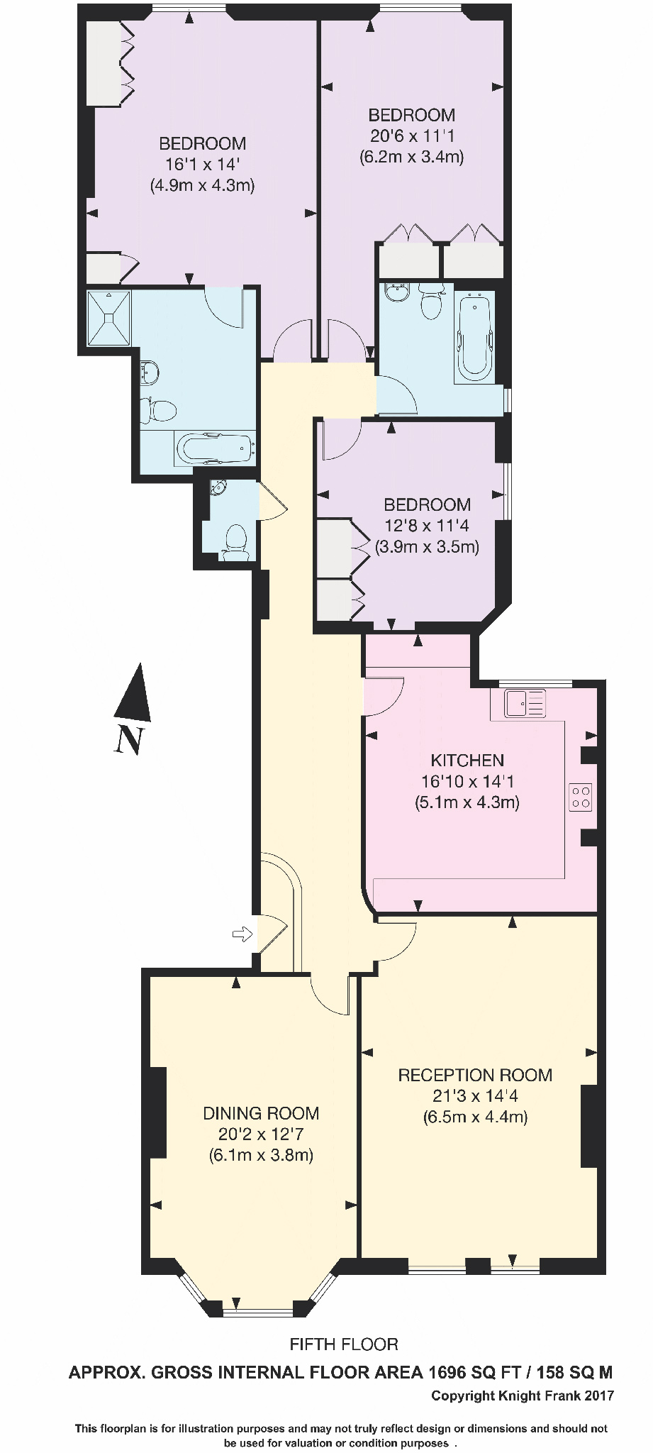 Flat 13, Northwick House, London floorplan