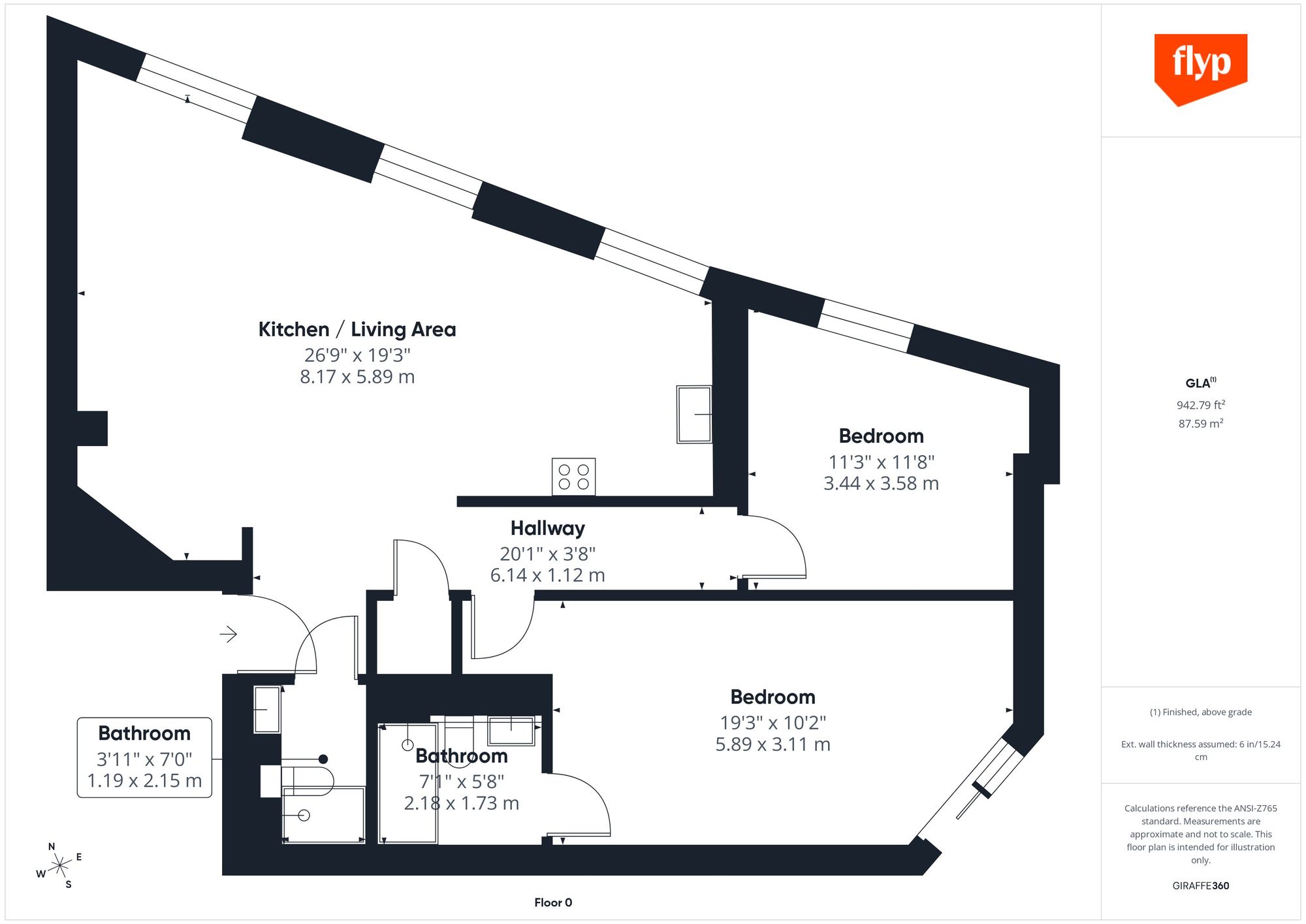 Flat 29, Titan Court, London floorplan