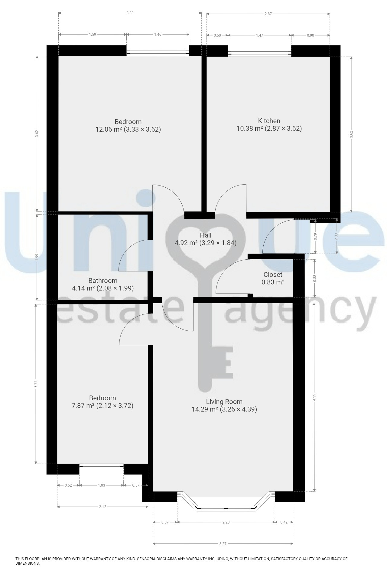 Flat 3, Lancaster House, Fleetwood floorplan