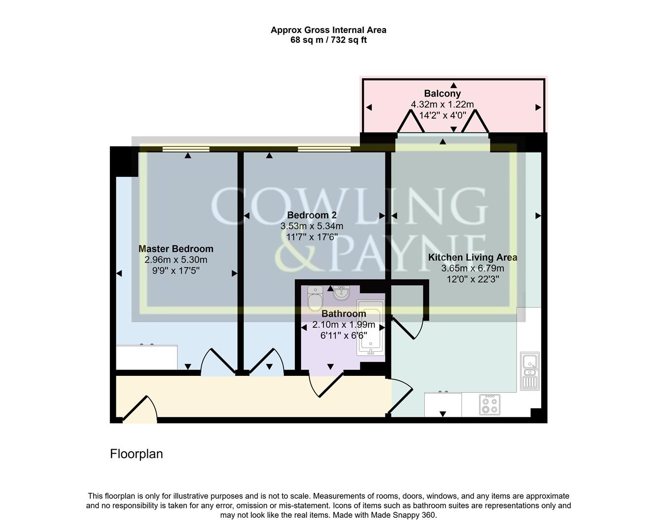 46, Ramsden Court, Wickford floorplan