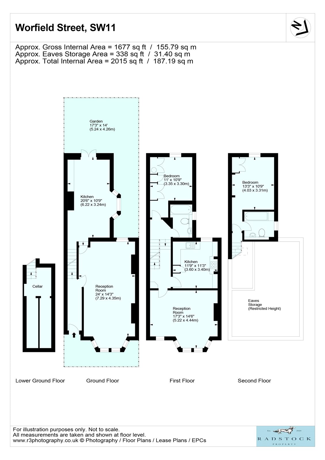 26, Worfield Street, London floorplan