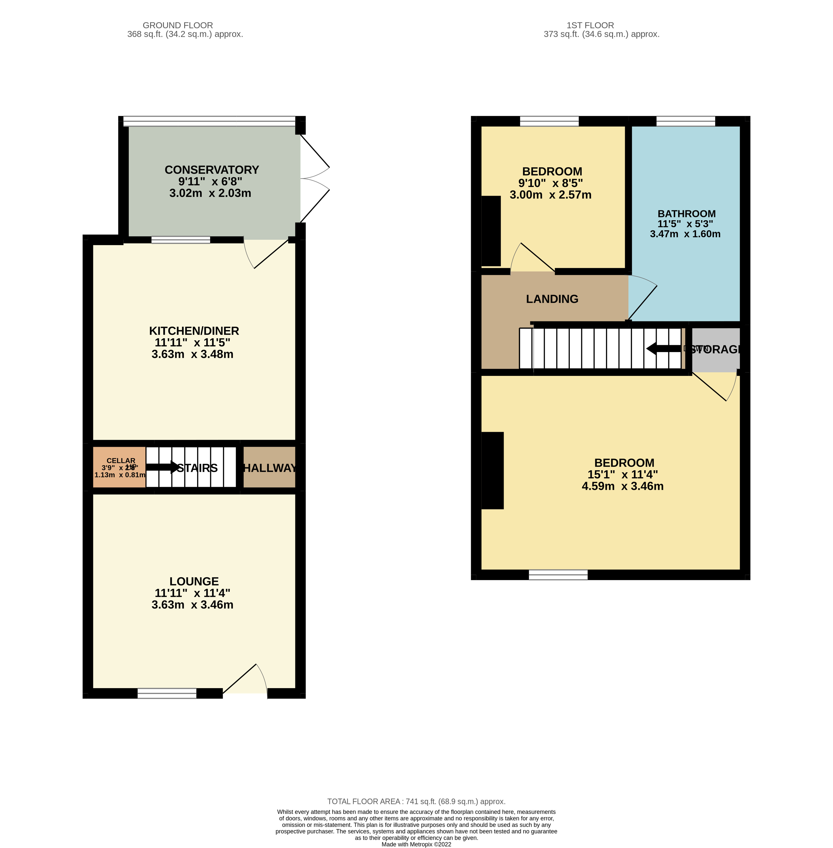 Psalters Lane, Kimberworth, Rotherham S61, 2 bedroom end terrace house