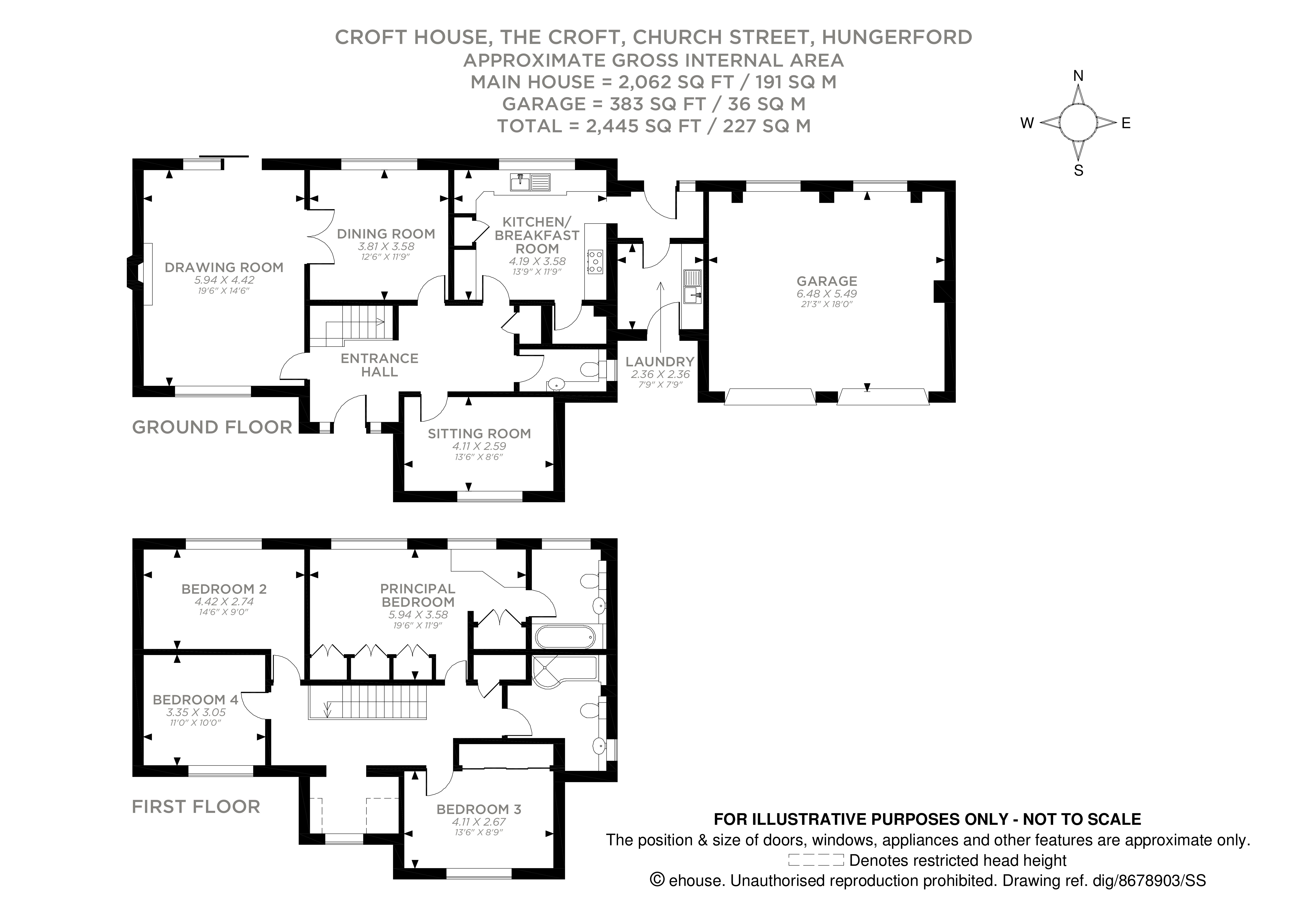 Croft House,, The Croft, Kintbury floorplan