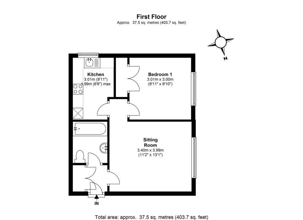 1 Bedrooms Flat to rent in Minley Grove, Minley Road, Fleet GU51