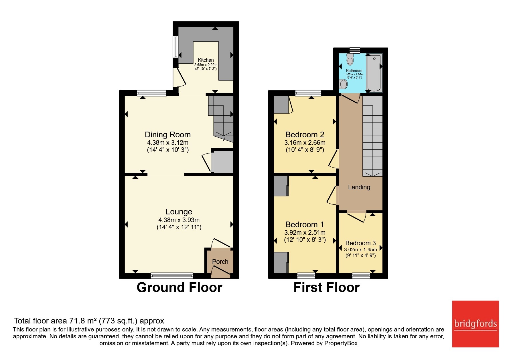 18, Bridge Street, Preston floorplan
