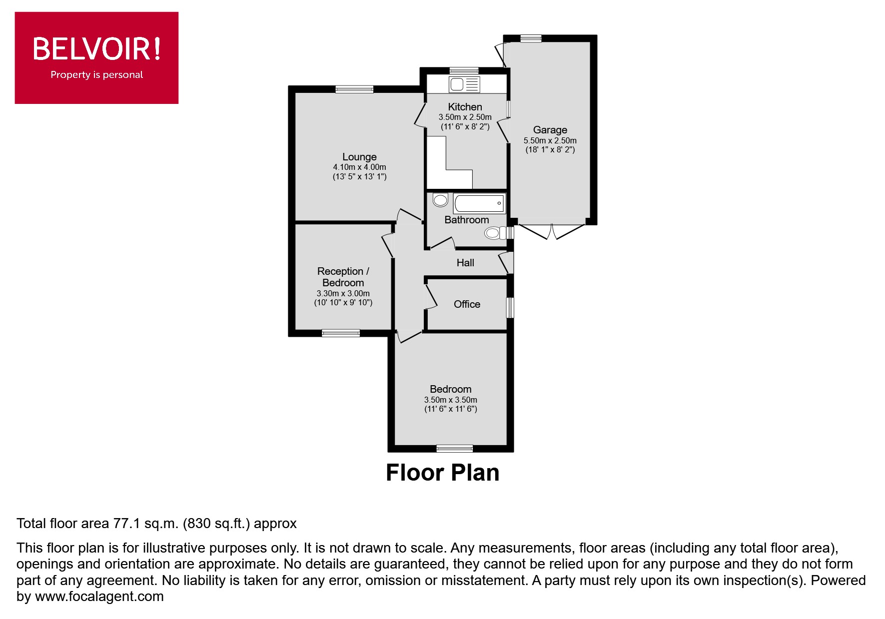 17, Central Drive, Wigan floorplan