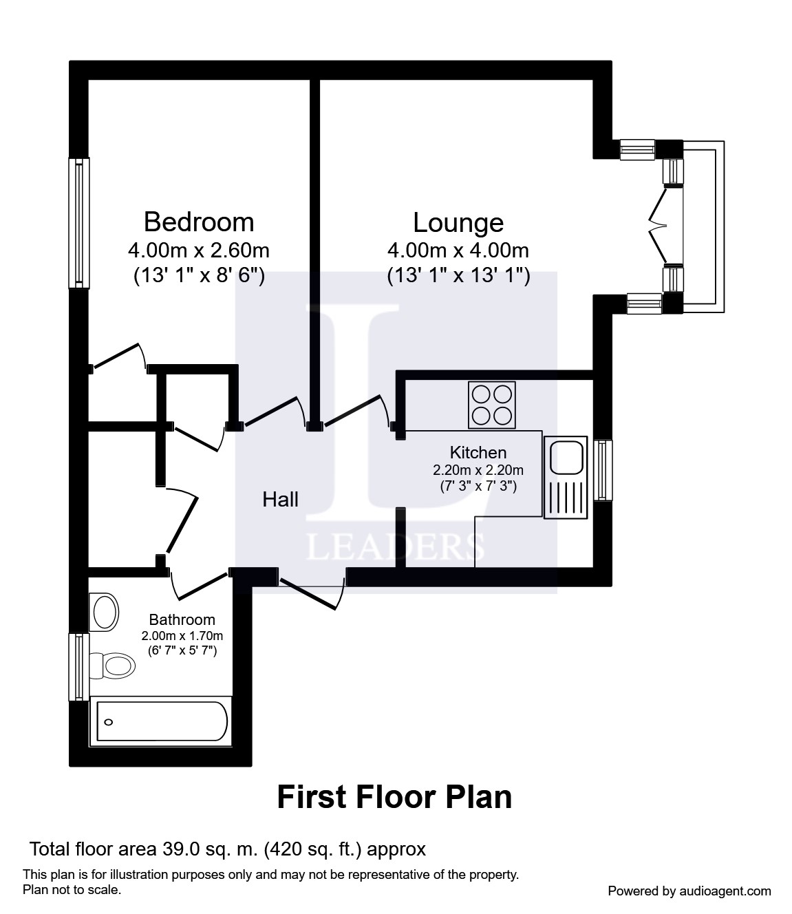 1 Bedrooms Flat to rent in Farriers Road, Epsom KT17