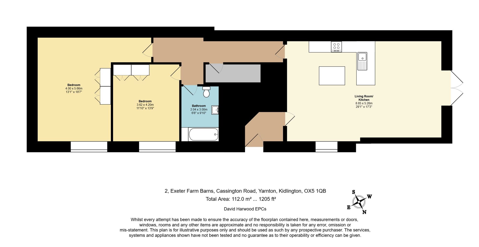 2 Exeter Farm Barns Cassington Road, Kidlington floorplan