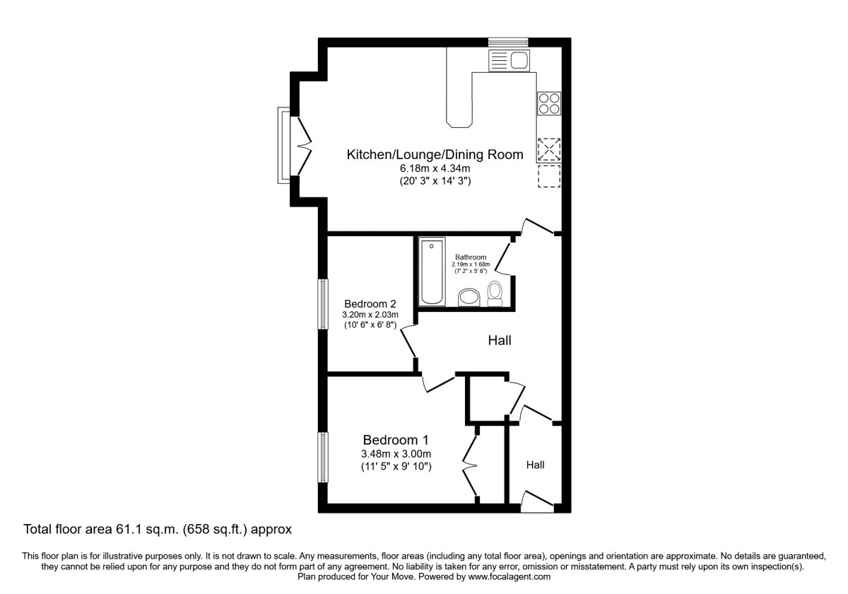 35, Kilner Court, Doncaster floorplan