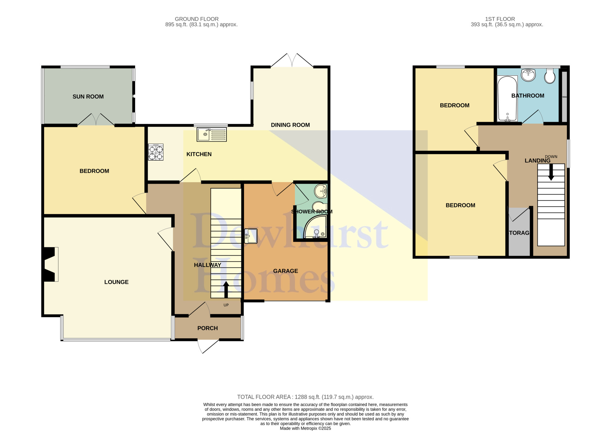 7, Bowland Close, Longridge floorplan