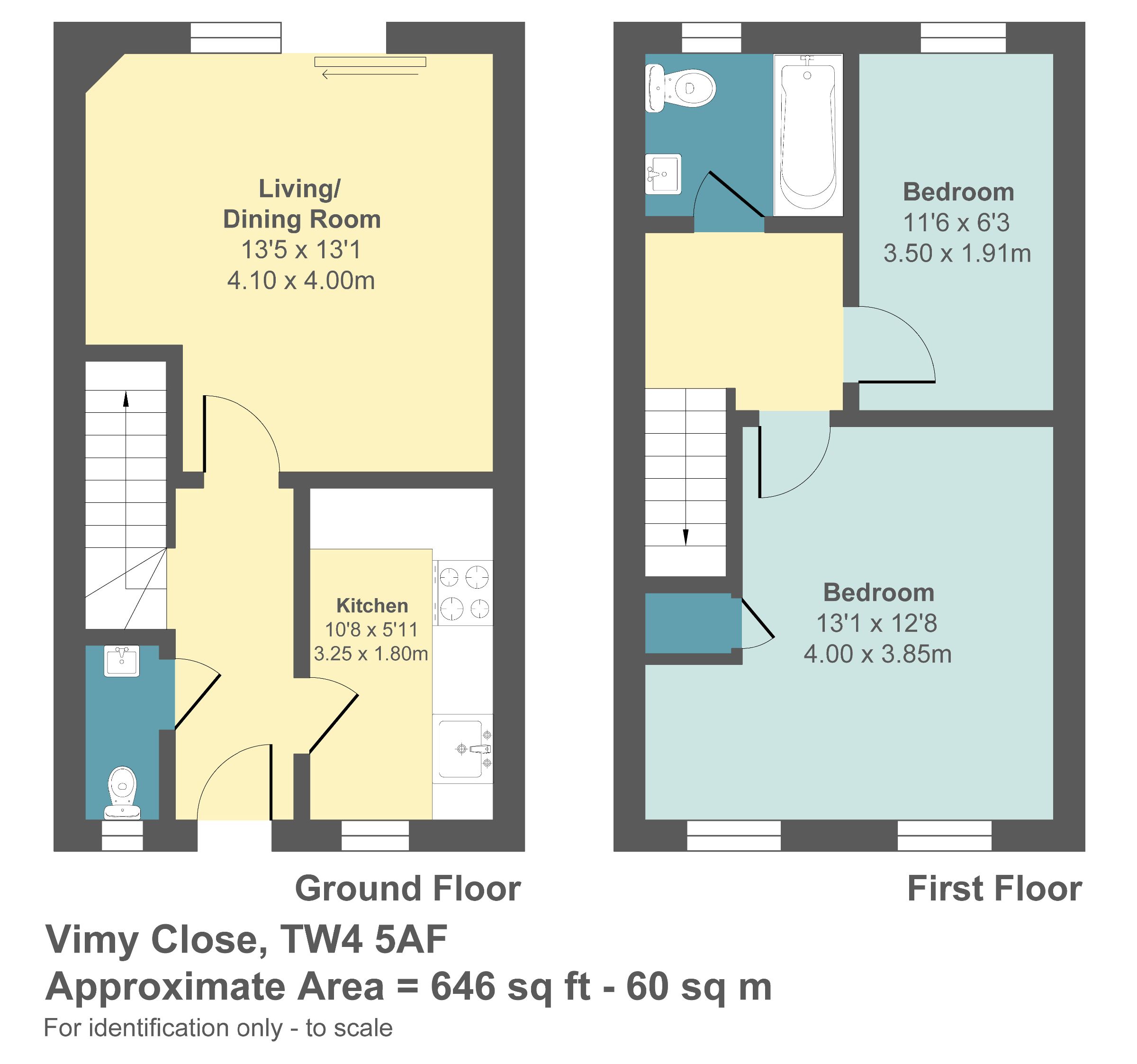 40 Vimy Close, Hounslow floorplan