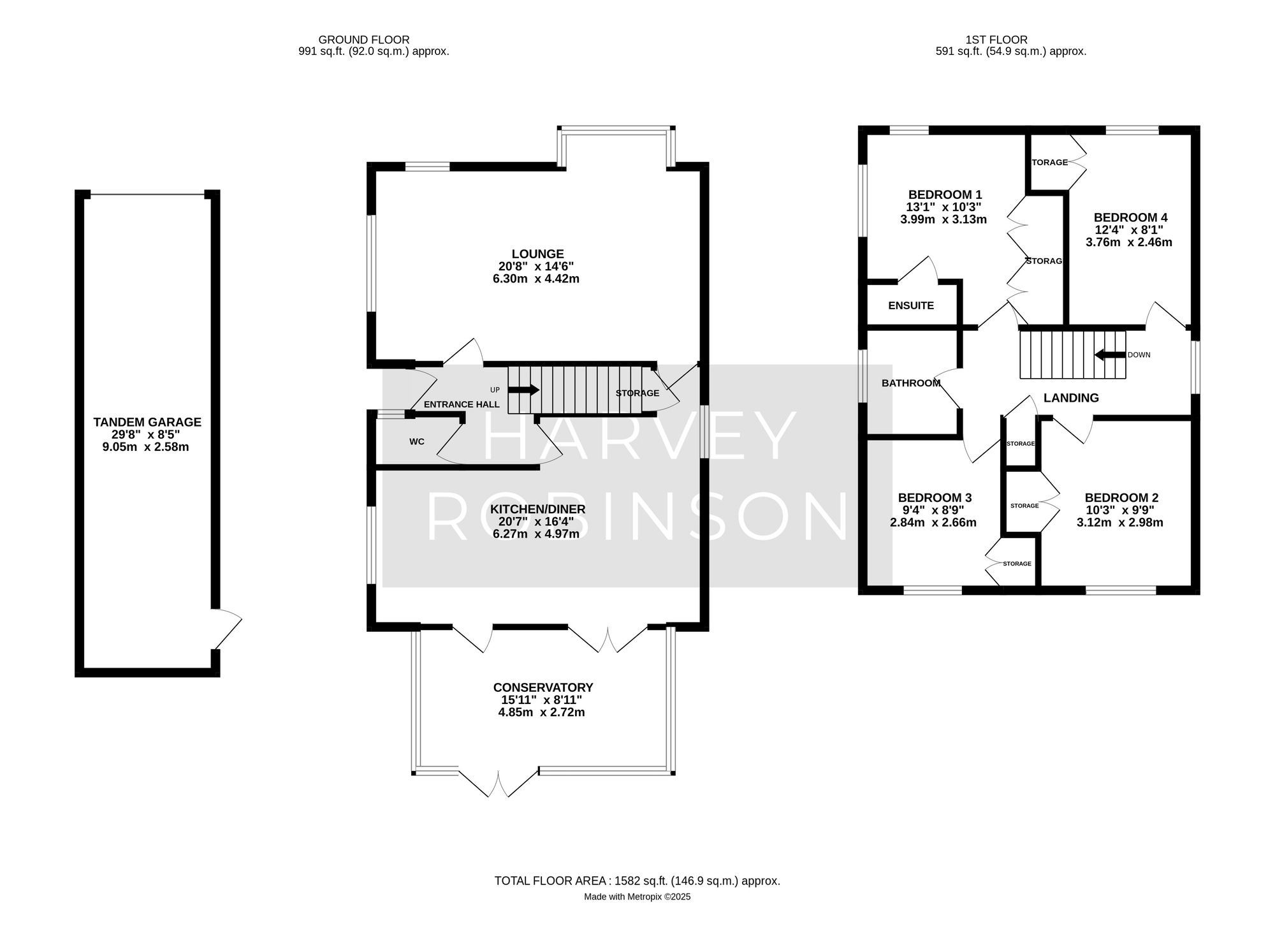 10 Priory Road, St. Ives floorplan