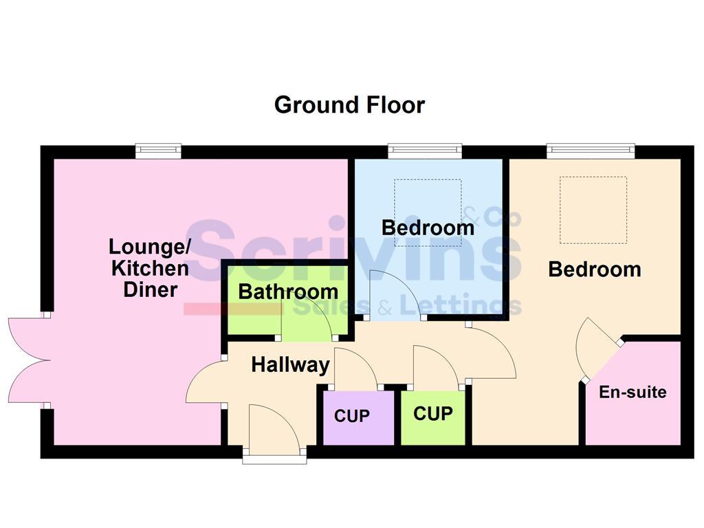 Richmond House, Richmond Gate, Hinckley LE10, 2 bedroom flat for sale